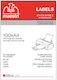 Romeo Maestri Self-Adhesive Rectangular A4 Labels 22x12mm