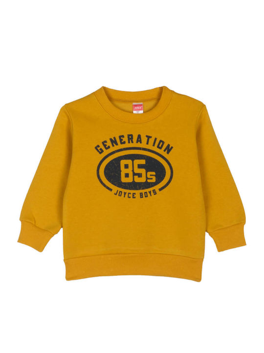 Joyce Παιδικό Φούτερ Κίτρινο Generation 85s