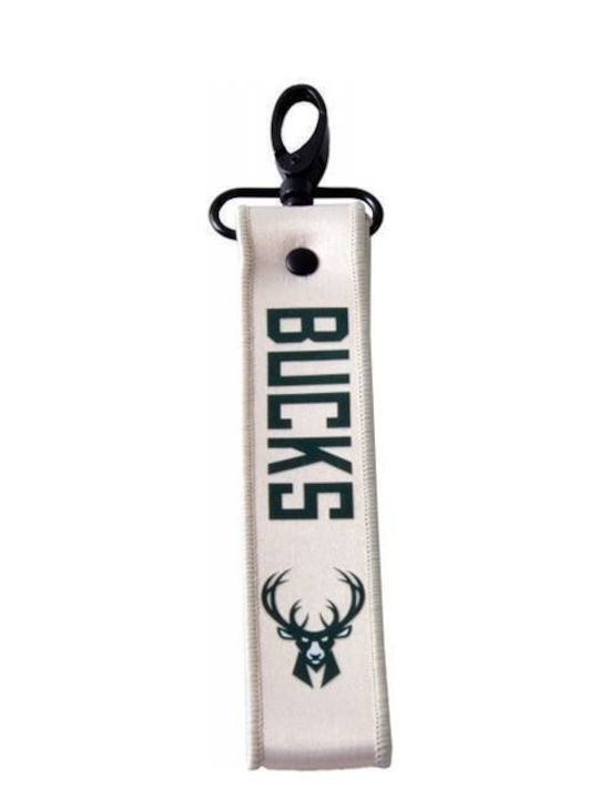 Μπρελόκ Milwaukee Bucks Λευκό 558-51515