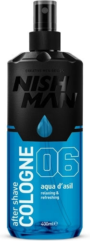 Nishman 06 Aqua D'asil Men Aftershave Cologne 400 Ml