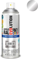Pinty Plus Σπρέι Βαφής Evolution Water-based RAL 9006 400ml Pinty Plus Σπρέι Βαφής Evolution Water-based RAL 9006 400ml