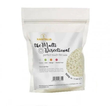 Professionelle Wachs-Haarentfernung Elastische Kokosgranulat 500g Xanitalia Multidirektional Cocco
