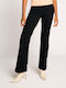 Beatrice Damen Stoff Hose in Bootcut Passform Schwarz