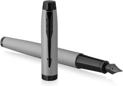 Parker Im Core Metal Πένα Γραφής Medium Γκρι με Μαύρο Μελάνι Parker Im Core Metal Πένα Γραφής Medium Γκρι με Μαύρο Μελάνι