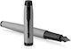 Parker Im Core Metal Fountain Pen Medium Grey Brass With Black Ink