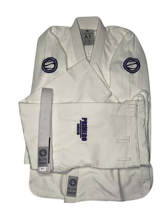 Soiltecnique Bărbați Cardigan Jiu Jitsu brazilian Alb