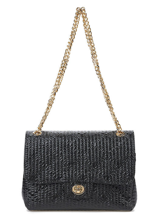 Damen Tasche Schulter Schwarz