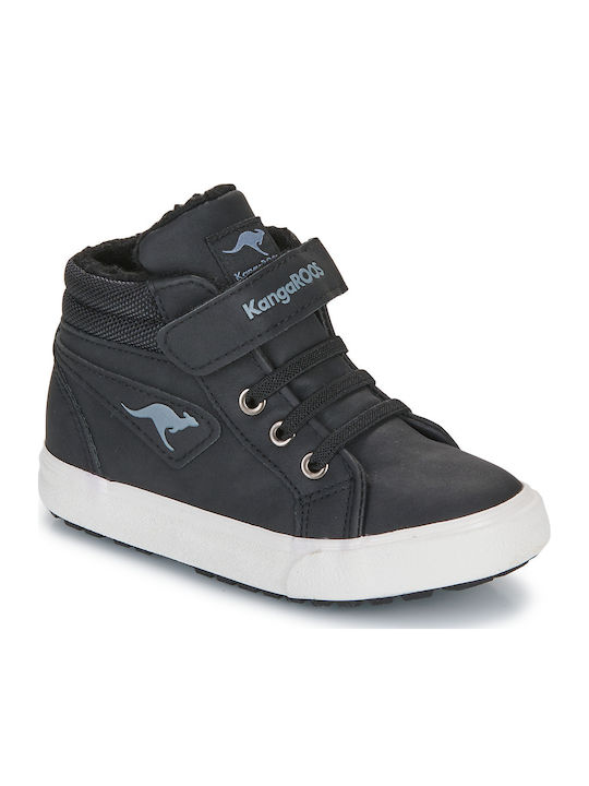 Kangaroos Kids Sneakers High Black
