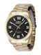Invicta Specialty Ανδρικό Ρολόι 43mm Μπαταρίας με Χρυσό Μεταλλικό Μπρασελέ