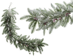 ArteLibre Weihnachtsgirlande Schneebedeckt Grüne ArteLibre Weihnachtsgirlande Schneebedeckt Grüne