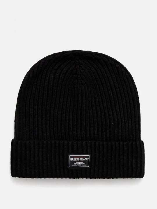Beanie Unisex Beanie Knitted in Black color