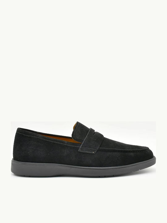 Men's Leather Loafers Black