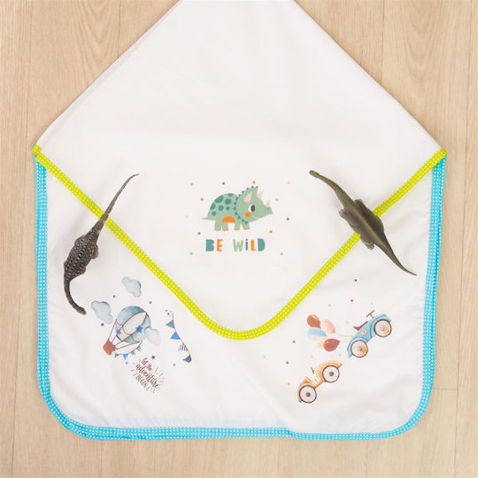 Borea Junge Kuscheldecke White Weiß 80x80cm.