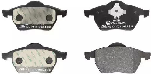 Skoda Octavia Combi 1u5 Ate 13046070812 Brake Pads