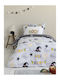 Nima Kinder Kissenbezüge Set 52x72cm Gray