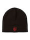 Mercury Cuff Beanie Unisex Σκούφος Πλεκτός σε Μαύρο χρώμα
