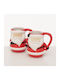 MSA Christmas Mug Red L13xW12xD9cm.