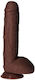 Toyz4lovers Bruto Glass Dildo with Balls and Suction Cup Brown 31cm