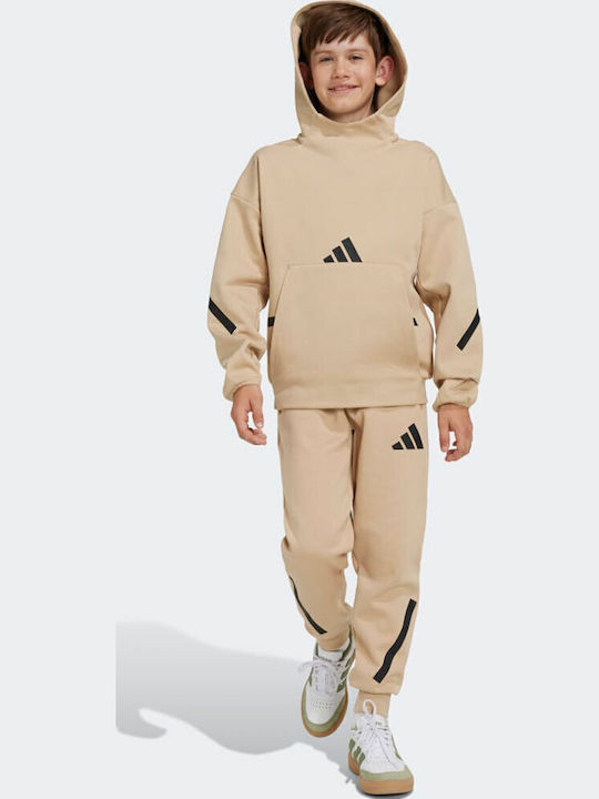 adidas Kinder Sweatpants Set - Jogginganzug Beige