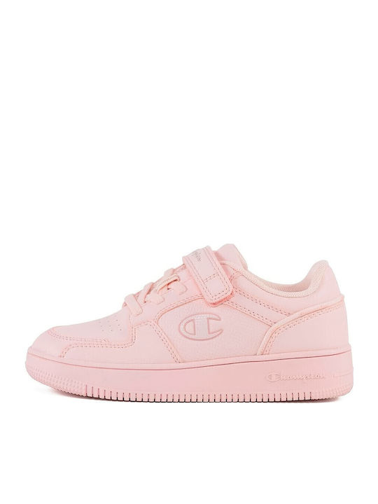 Champion Rebound Παιδικά Sneakers με Σκρατς Ροζ