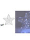 ArteLibre Crăciunesc Decorativ Stea Plastic Argintiu 1buc
