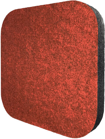 Proacoustics Audio-Behandlungsmaterial Panel 1 Stück 45cm x 45cm in Rote Farbe