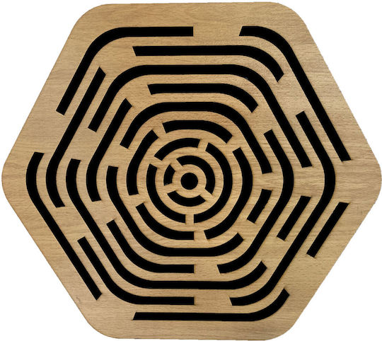 Proacoustics Hexa Wood Maze Audio Treatment Panel (1 Piece) 43.5cm x 39cm