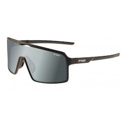R2 Winner Fahrradbrille Schwarz Matt