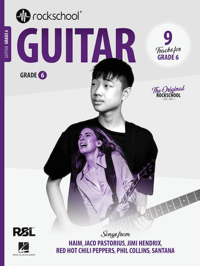 RSL The Rockschool Guitar, Grade 6 & Online Audio (2024) Παρτιτούρα για Κιθάρα