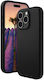 dbramante1928 Back Cover Leather Black (iPhone 16 Pro Max)