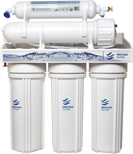 Proteas Filter System der Umkehrosmose 5 Etappen