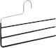 Wardrobe Hanger for Pants Metallic Black 1pcs