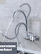Kitchen Wall Flexible Grey Kitchen Faucet