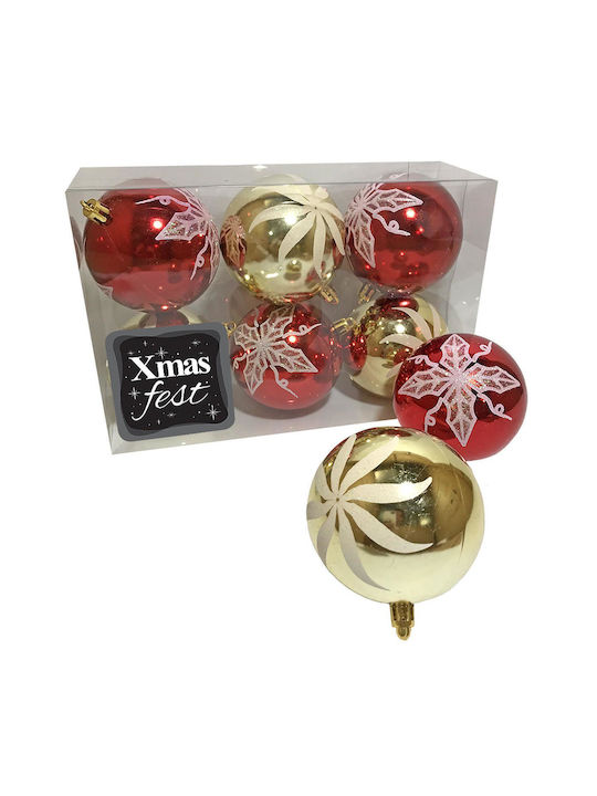 Hanging Ball Ornament Ornament Red 8cm