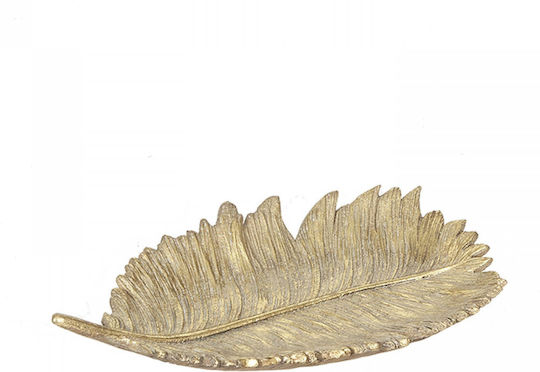 Zaros Christmas Bowl Gold L19.3xW11cm.