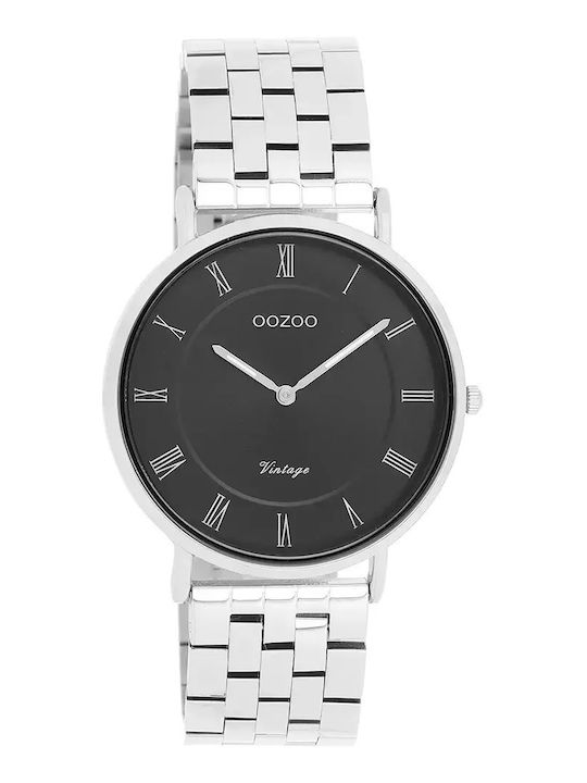 Oozoo Vintage Women's Watch with Silver Metal B...