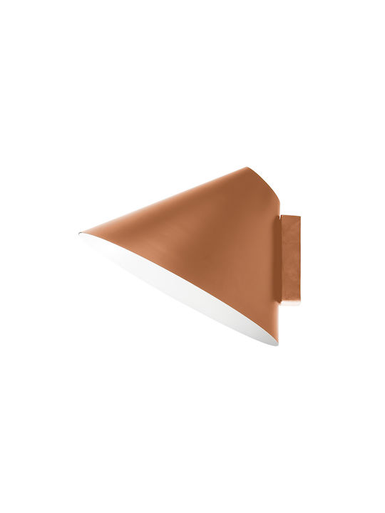Luma Modern Lamp Wall with Socket E27 Copper 20cm