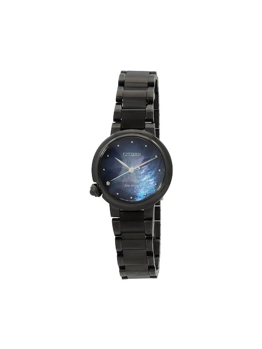 Citizen Damen Uhr mit Schwarz Metallarmband