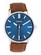 Oozoo Timepieces Women's Watch with Brown Leather Strap