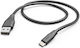 HAMA Cablu USB 2.0 USB-C Masculin - USB-A Negru 1.5m 00201595