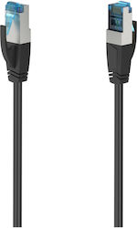 HAMA 00200684 S/FTP Cat.6a Καλώδιο Ethernet 15m Μαύρο