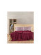 Kentia Spencer Pelzige Decke Übergröße 240x220cm Wein