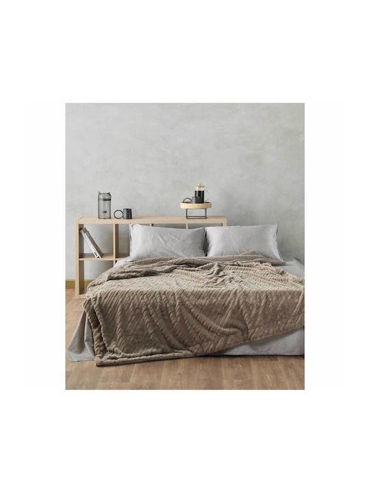Kentia Libeth Pelzige Decke King Size 260x230cm...