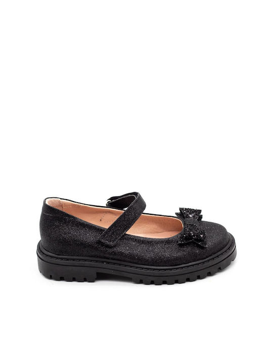 Aby Kids Anatomic Patent Leather Ballerinas Black