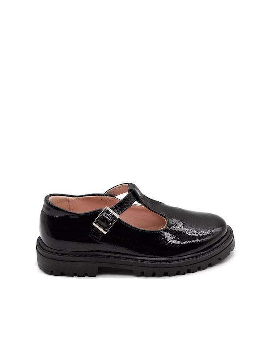 Aby Kids Patent Leather Ballerinas Black