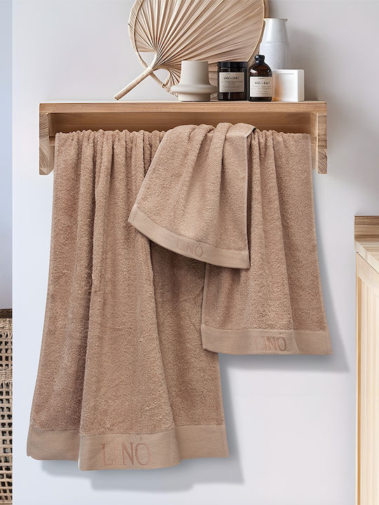 Lino Home Πετσέτα Χεριών Brandy 40x60εκ. Pudra ...