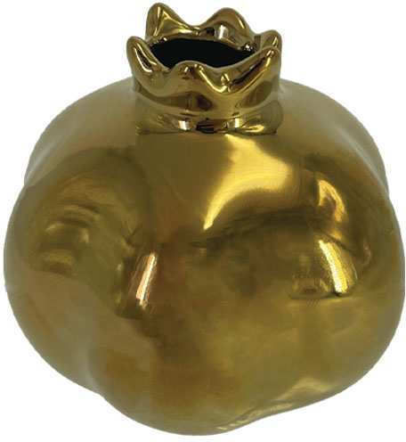 Marhome de birou Amulet Rodie Auriu Ceramic 7.3x7.5cm 1buc