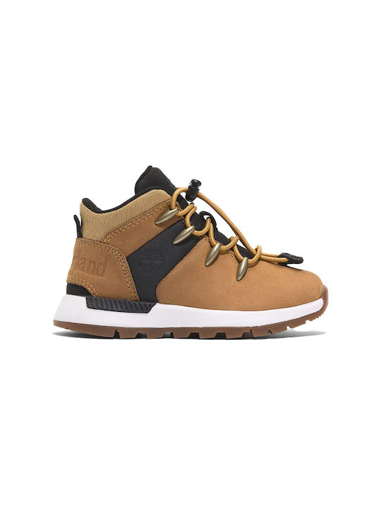 Timberland Kids Leather Boots Brown