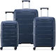 Securitech by Delsey Dune Suitcases Hard Navy with 4 Wheels