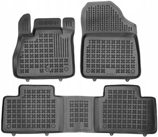 Sahler 3D Rubber Tray Mats Renault Grand Scenic 2016+ Black 4 Pieces